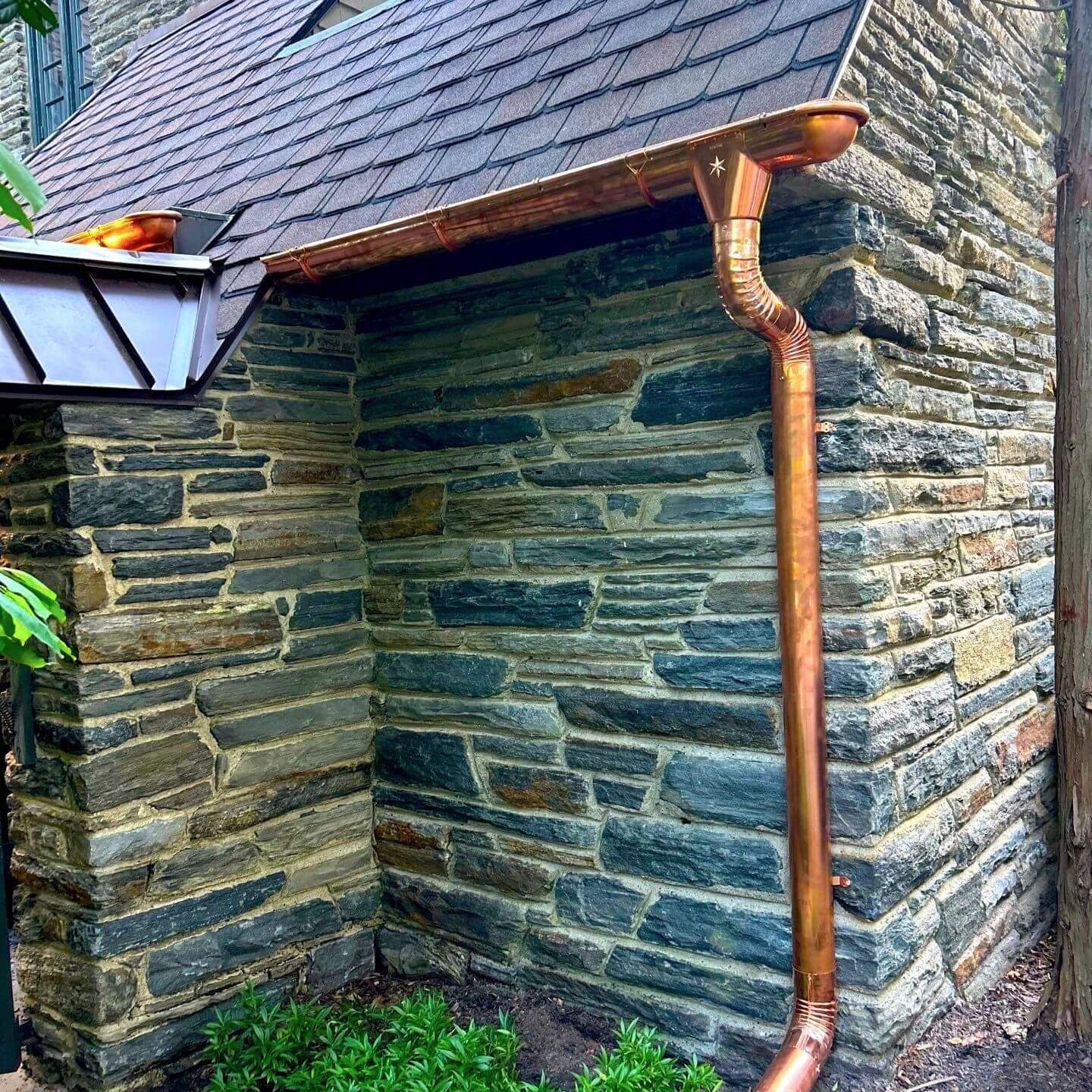 Professional downspout installation in Montgomery County