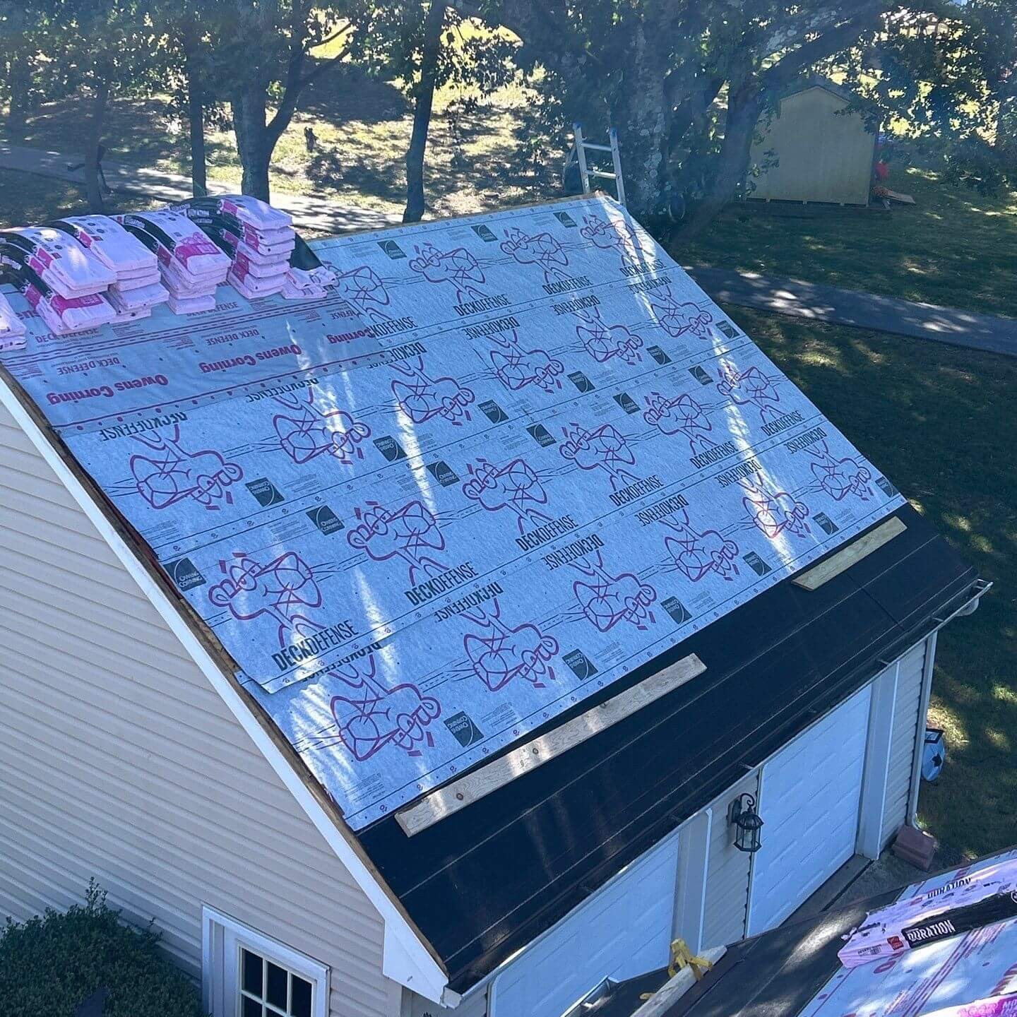 Professional roof installation in Montgomery County