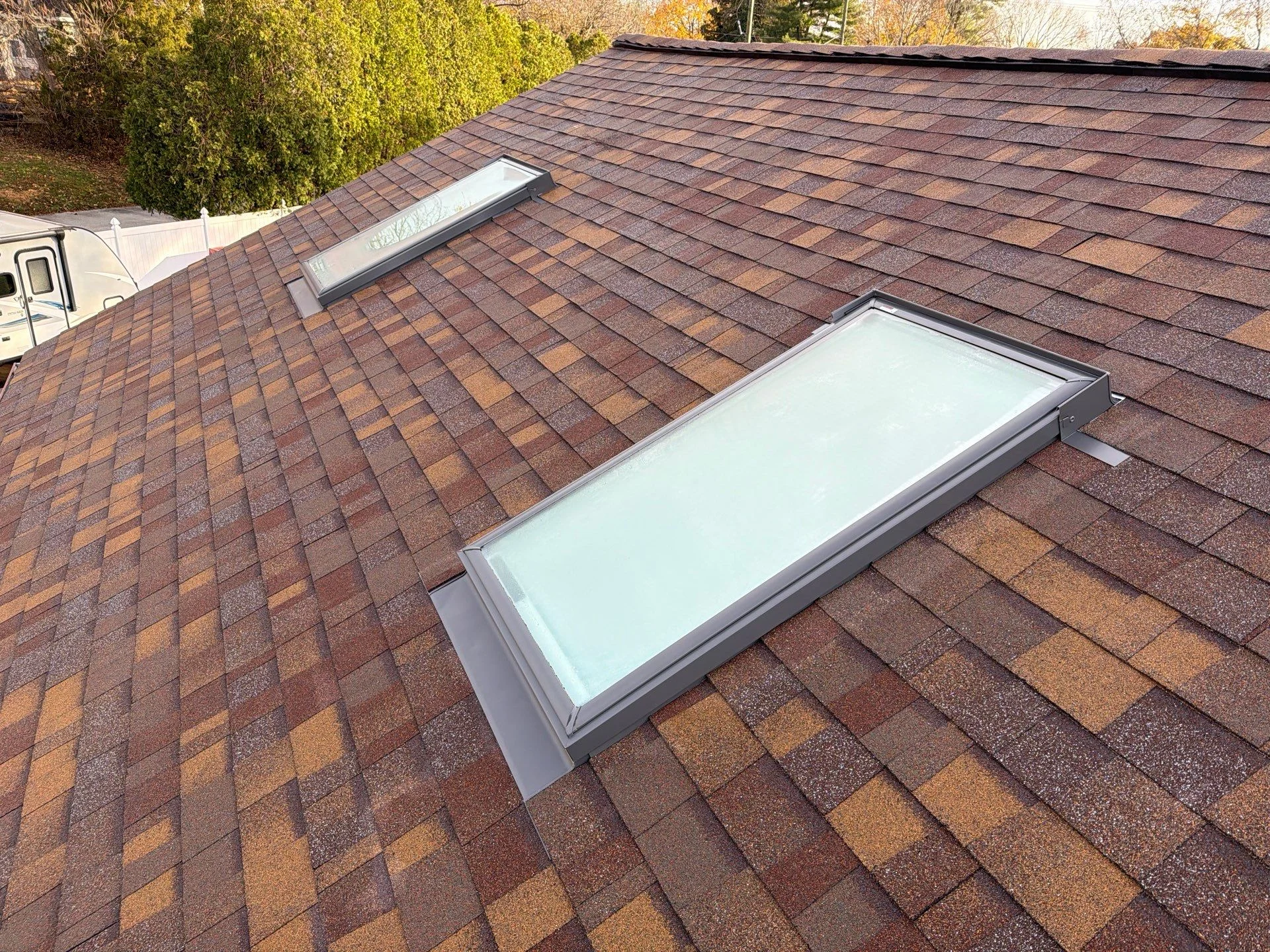 Professional skylight installation